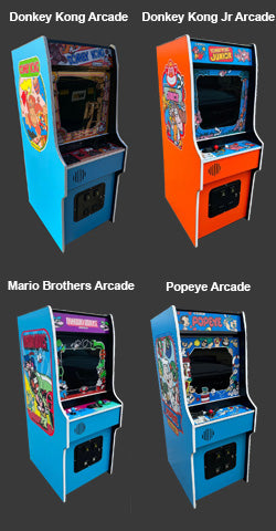 Donkey Kong, Donkey Kong Jr, Mario Brothers & Popeye Starting at $1,480.00