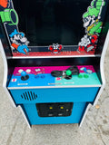 Mario Brothers, plays Super Mario Also, WITH LOTS OF NEW PARTS-LOOKS AND PLAY LIKE-HEAVY DUTY, COIN OPERATED, COMMERCIAL GRADE WITH FREE PLAY OPTION A NEW GAME-