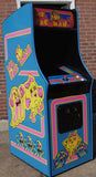 MS PACMAN WITH ALL  NEW PARTS-LOOKS AND PLAY LIKE A NEW GAME-HEAVY DUTY, COIN OPERATED, COMMERCIAL GRADE WITH FREE PLAY OPTION