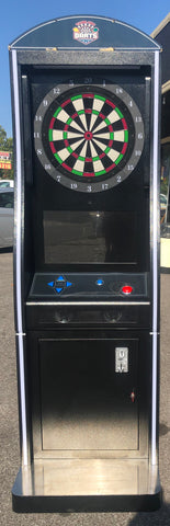 Dart Machine-Electronic Coin Operated Take Aim Deluxe Dart, With On Line , Brand New with LED Lighting-, Heavy Duty, Coin Operated, Commercial Grade With Free Play Option