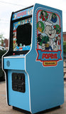 POPEYE ARCADE GAME WITH LOTS OF NEW PARTS-SHARP-HEAVY DUTY, COIN OPERATED, COMMERCIAL GRADE WITH FREE PLAY OPTION