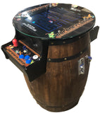 Cocktail  Arcade- Win Barrel Style With 60 Games, Coin Operated, Brand New, Free Shipping