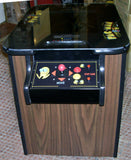 PACMAN COCKTAIL ARCADE , PLAYS MS PACMAN AND GALAGA TOO-FREE SHIPPING- 1 YEAR PARTS WARRANTY