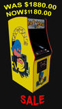 Pacman Arcade Refurbished-HEAVY DUTY, COIN OPERATED, COMMERCIAL GRADE WITH FREE PLAY OPTION