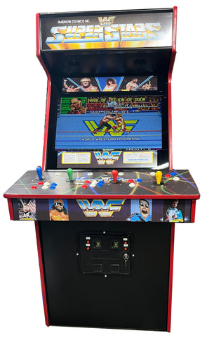 Wrestle Fest Arcade Video Game-With 27" LCD Monitor, Sharp-HEAVY DUTY, COIN OPERATED, COMMERCIAL GRADE WITH FREE PLAY OPTION