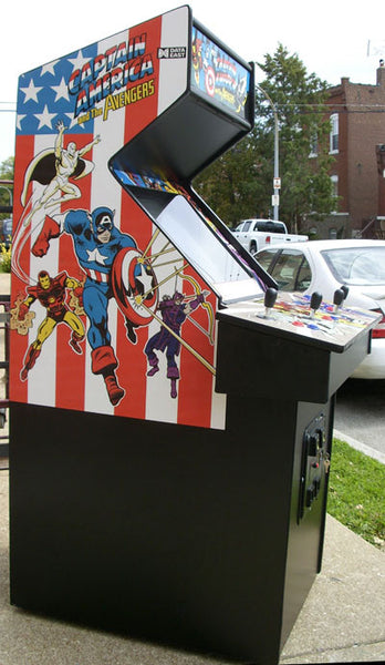 CAPTAIN AMERICA ARCADE WITH A LOTS OF NEW PARTS- EXTRA SHARP
