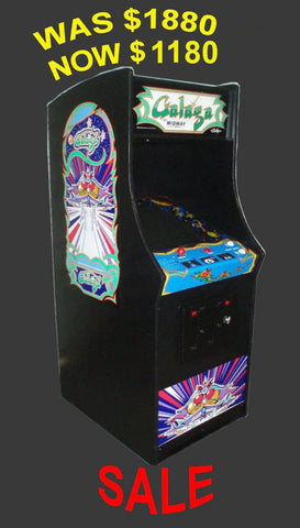 Galaga Arcade Game Refurbished-HEAVY DUTY, COIN OPERATED, COMMERCIAL GRADE WITH FREE PLAY OPTION