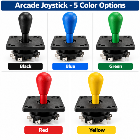 8-Way Arcade Joystick Replacement – Heavy-Duty Commercial Arcade Game Joystick – Multiple Colors Available