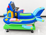 Coin-Operated Boat Kiddie Ride – Commercial Indoor Arcade Amusement Ride
