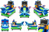 Coin-Operated Boat Kiddie Ride – Commercial Indoor Arcade Amusement Ride