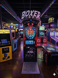 Boxing Arcade Machine, Brand New, Heavy Duty, Coin Operated, Commercial Grade With Free Play Option
