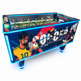 Coin Operated Soccer Foosball Table with LED Lighting & Electronic Scoring