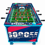 Coin Operated Soccer Foosball Table with LED Lighting & Electronic Scoring