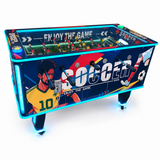 Coin Operated Soccer Foosball Table with LED Lighting & Electronic Scoring