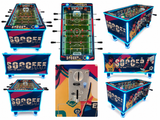 Coin Operated Soccer Foosball Table with LED Lighting & Electronic Scoring