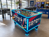 Coin Operated Soccer Foosball Table with LED Lighting & Electronic Scoring