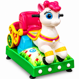 Coin-Operated Pony Carriage Kiddie Ride – Commercial Indoor Amusement Ride