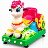 Coin-Operated Pony Carriage Kiddie Ride – Commercial Indoor Amusement Ride