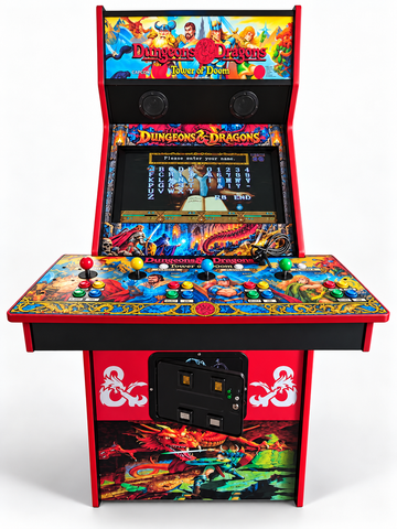 Dungeons & Dragons: Tower of Doom – 4-Player Arcade Game – NEW BUILD, Heavy-Duty Commercial Grade, Coin-Operated & Free Play
