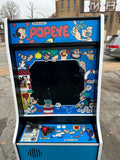 POPEYE ARCADE GAME WITH LOTS OF NEW PARTS-SHARP-HEAVY DUTY, COIN OPERATED, COMMERCIAL GRADE WITH FREE PLAY OPTION