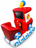 Coin-Operated Boat Kiddie Ride – Commercial Indoor Arcade Amusement Ride