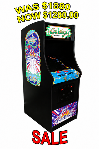 Galaga Arcade Game Refurbished-HEAVY DUTY, COIN OPERATED, COMMERCIAL GRADE WITH FREE PLAY OPTION