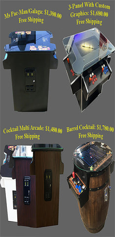 Cocktail Arcades From $1,380.00 - Free Shipping