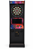 Take Aim Walnut Electronic Dart Machine – Commercial Coin-Operated with Free Play & Online Play Options