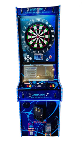 DARTCADE WITH ART WORK BY TAKE AIM DART - BRAND NEW, HEAVY DUTY, COMMERCIAL GRADE - PERFECT FOR HOME AND BUSINESS