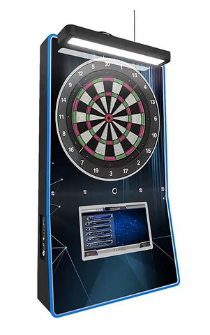 Take Aim Electronic Coin Operated Touch Screen Wall Mount Dart Board for Commercial & Home Use
