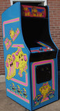 MS PACMAN WITH ALL  NEW PARTS-LOOKS AND PLAY LIKE A NEW GAME-HEAVY DUTY, COIN OPERATED, COMMERCIAL GRADE WITH FREE PLAY OPTION