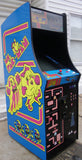 MS PACMAN-GALAGA 20 YEAR REUNION ARCADE VIDEO GAME-LOTS OF NEW PARTS-SHARP
