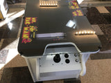 MS PACMAN COCKTAIL ARCADE IN All WHITE , PLAYS MS PACMAN AND GALAGA TOO-FREE SHIPPING- 1 YEAR PARTS WARRANTY
