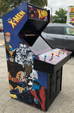 X-Men Arcade 4 player- Lots Of New Parts-New LCD Monitor-HEAVY DUTY, COIN OPERATED, COMMERCIAL GRADE WITH FREE PLAY OPTION