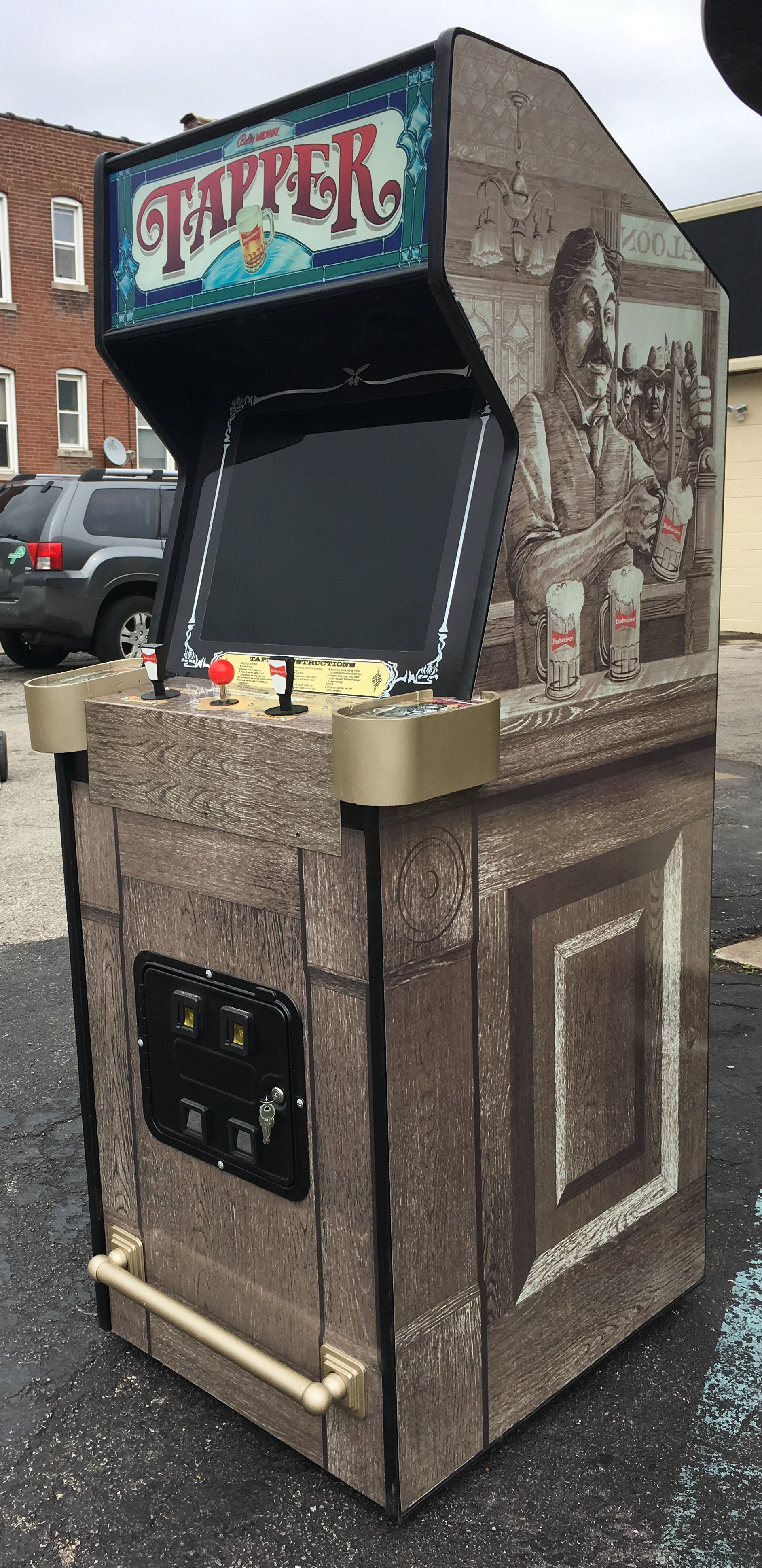 Tapper Arcade Game, New Parts, Sharp-HEAVY DUTY, COIN
