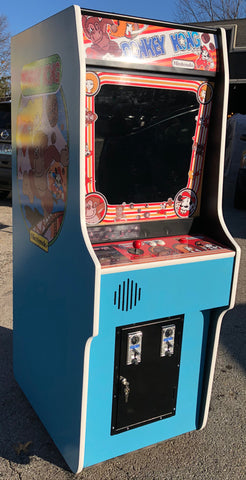 Donkey Kong Arcade, LCD Monitor, Plays Donkey Jr and Donkey Kong 3 also-LCD Monitor, Sharp, New Parts, Heavy Duty, Coin Operated, Commercial Grade With Free Play Option