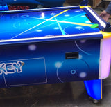 Fun Air Hockey Table, Arcade Style Coin Operated With Redemption Tickets