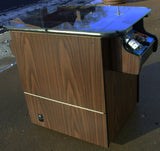 MS PACMAN COCKTAIL ARCADE IN WALNUT , PLAYS MS PACMAN AND GALAGA TOO-FREE SHIPPING- 1 YEAR PARTS WARRANTY