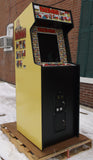 BAG MAN ARCADE GAME WITH LOTS OF NEW PARTS- EXTRA SHARP, Heavy Duty Coin Operated With Free Play Option