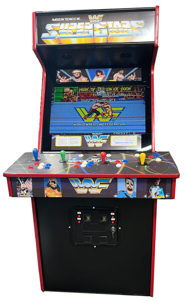 Sharp Arcade Game Wrestle Fest Arcade Video Game-With 27