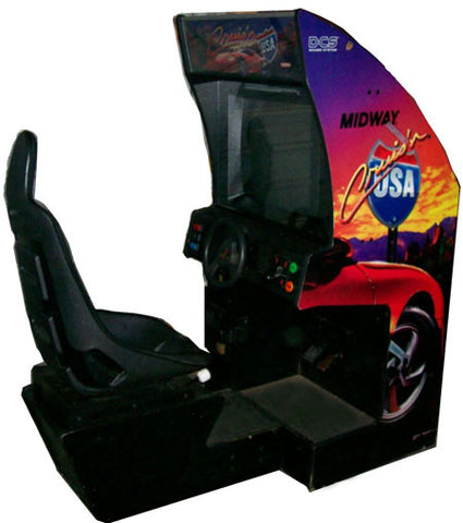 CRUSI'N USA REFURBISHED- NEW MONITOR-Heavy Duty, Coin Operated, Commercial Grade With Free Play Option