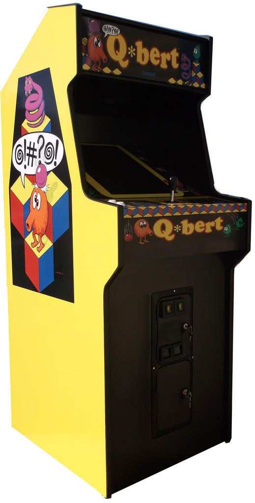 QBERT ARCADE WITH LOTS OF NEW PARTS-SHARP-HEAVY DUTY, COIN OPERATED, C ...